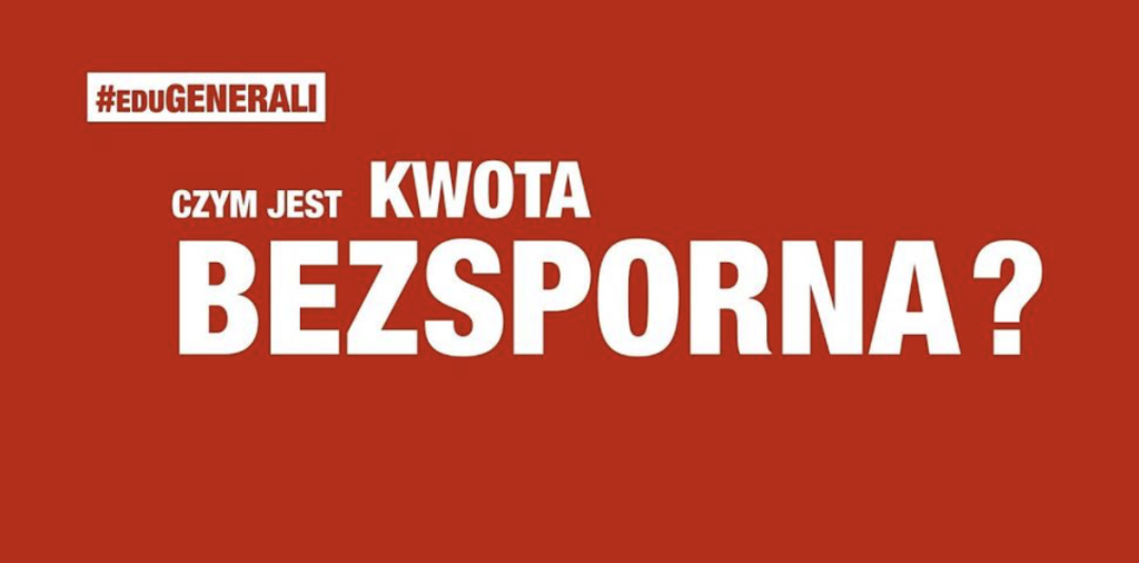 Czym jest kwota bezsporna?